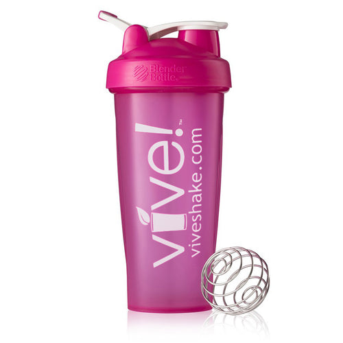 BlenderBottle® Vive Classic 28 oz Shaker Bottle - Pink & White