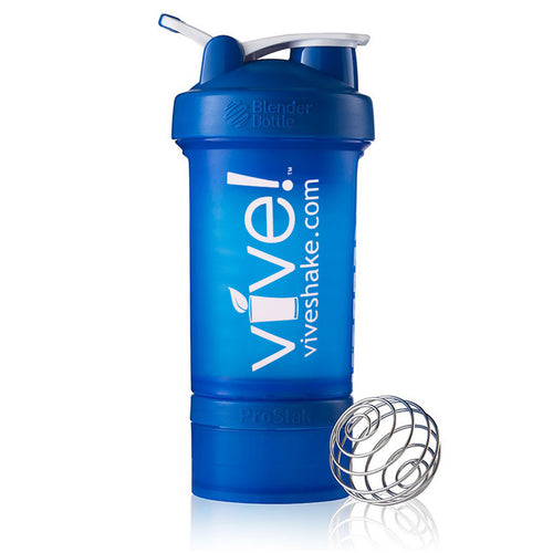 BlenderBottle® Vive Prostak 22oz. Shaker Bottle - Blue & White