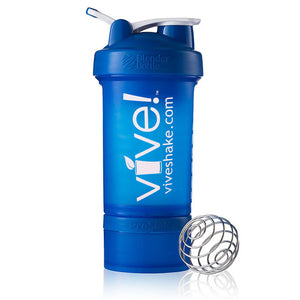 BlenderBottle® Vive Prostak 22oz. Shaker Bottle - Blue & White