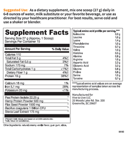 Ultra Vegan Creamy Vanilla Protein